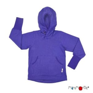 ManyMonths ECO Hooded Kangaroo Top violett