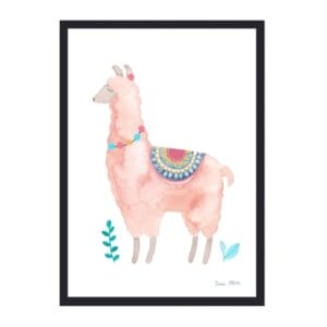 Frau Ottilie – Print DIN A4 Lama